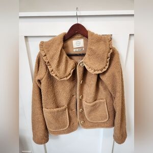 feminine teddy jacket